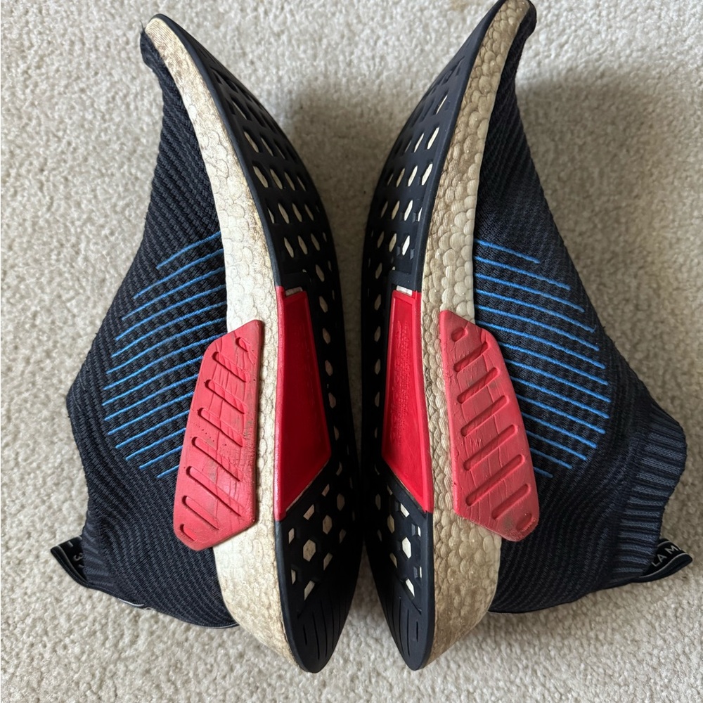 adidas NMD Black and Red Sneakers